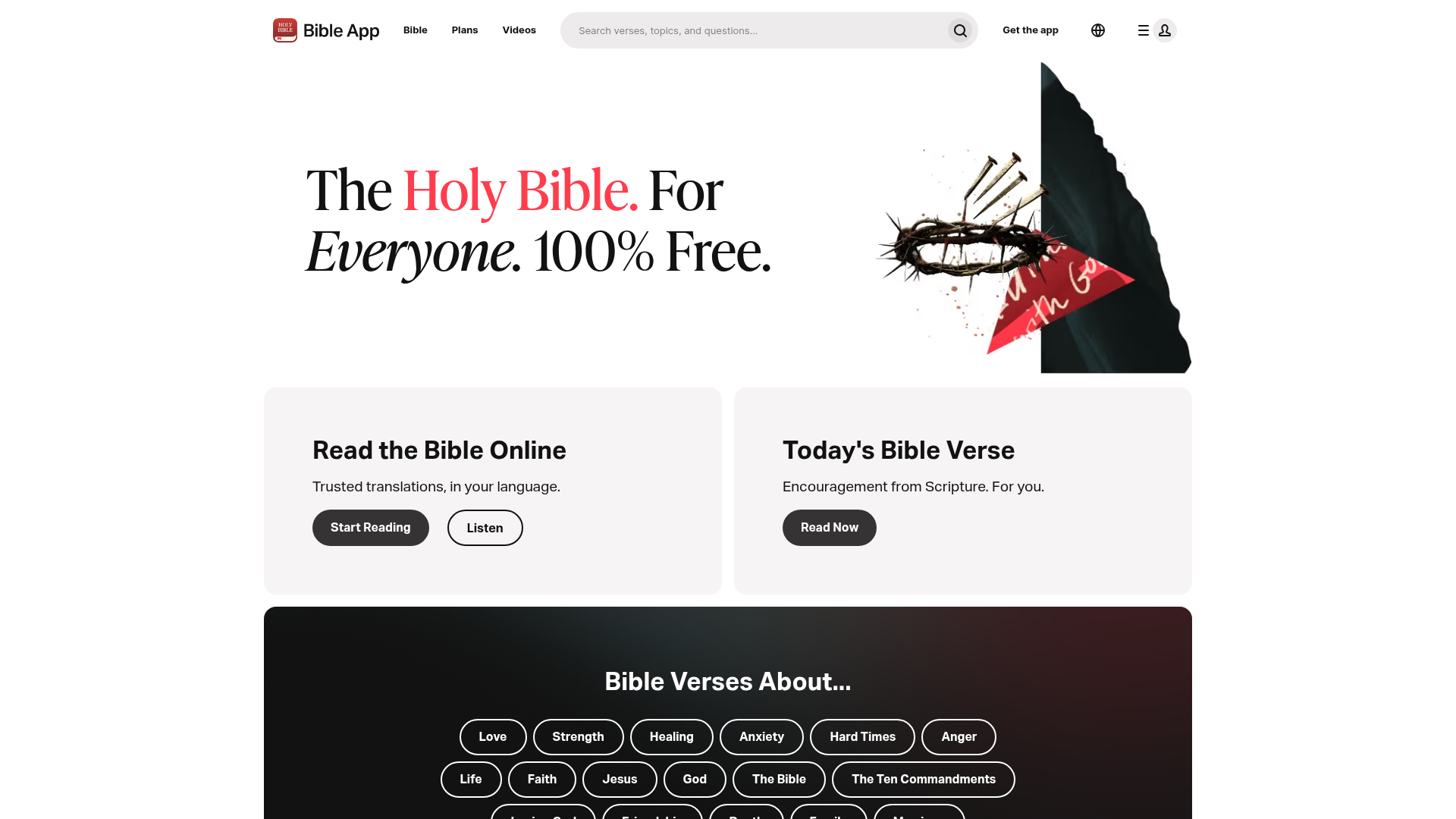 The Bible App screenshot